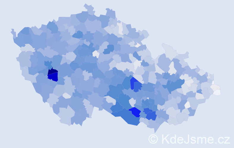 Příjmení: 'Fiala', počet výskytů 9182 v celé ČR