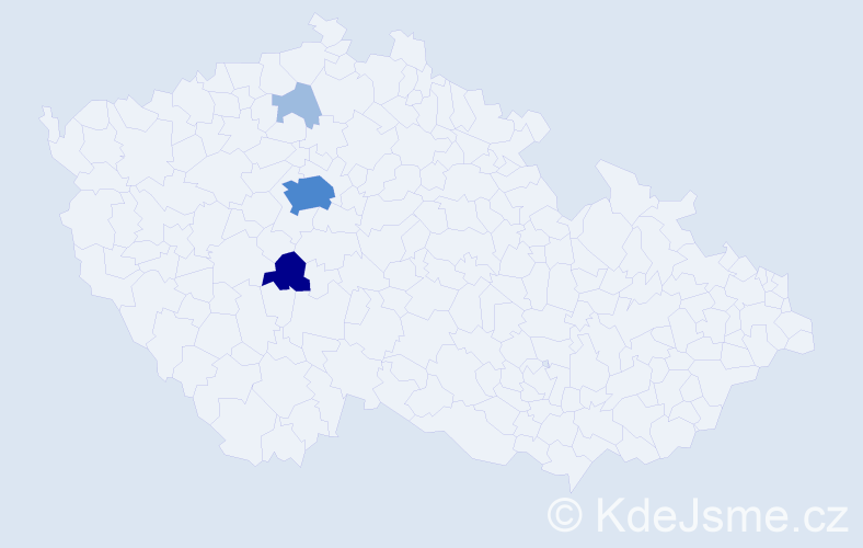 Příjmení: 'Feldstein', počet výskytů 7 v celé ČR
