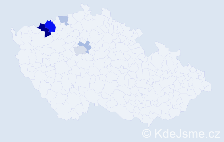 Příjmení: 'Šprláková', počet výskytů 14 v celé ČR