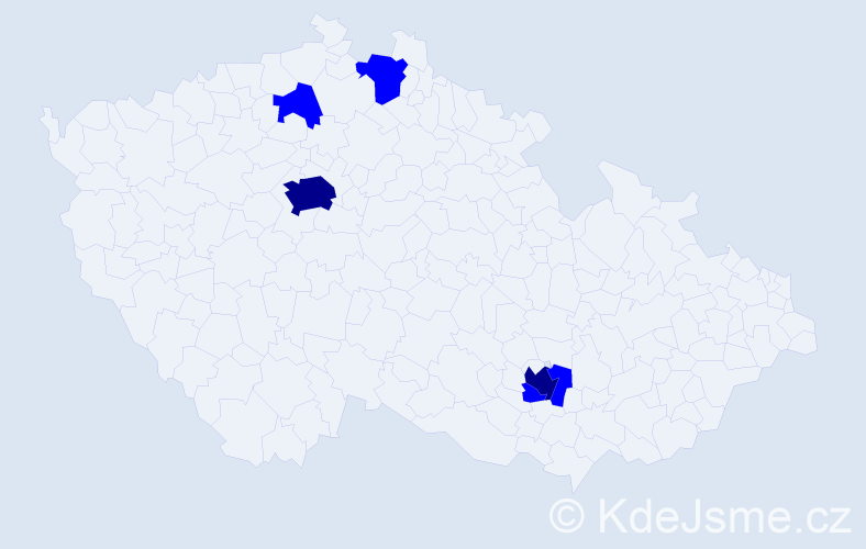 Příjmení: 'Dobrotska', počet výskytů 7 v celé ČR