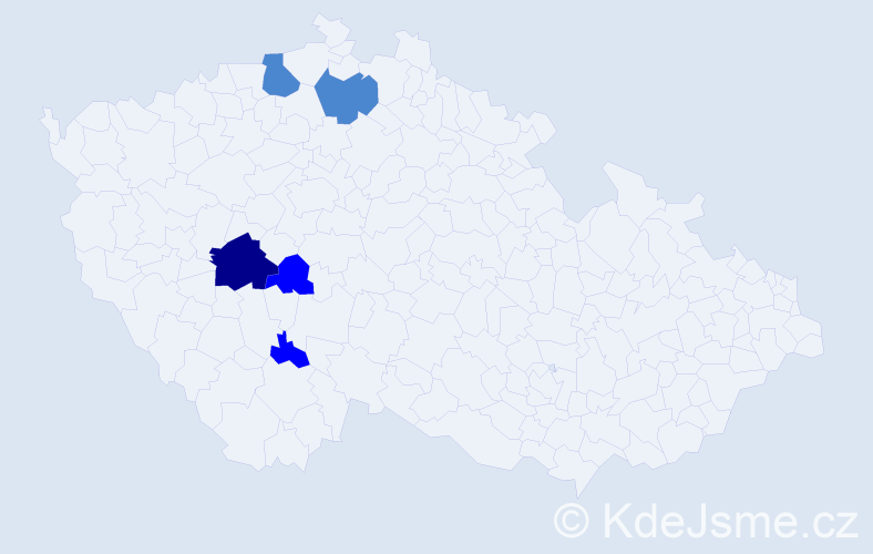 Příjmení: 'Polida', počet výskytů 17 v celé ČR