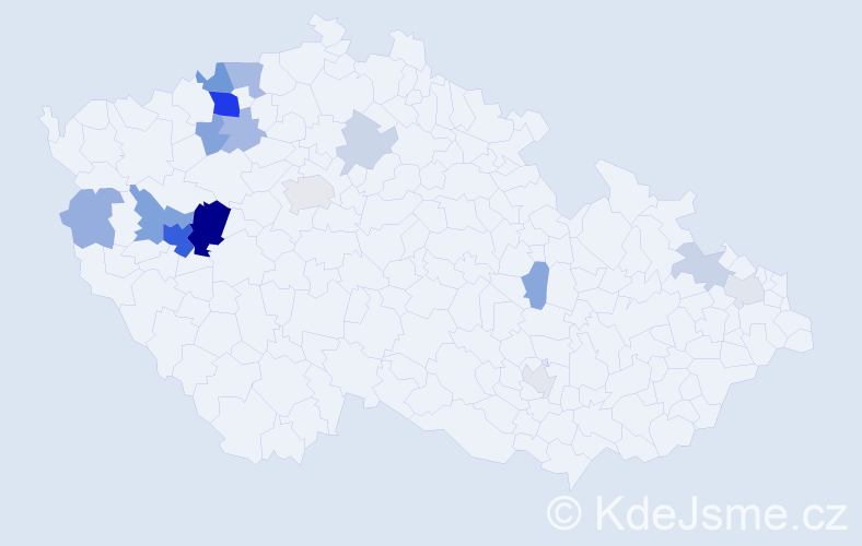 Příjmení: 'Basák', počet výskytů 41 v celé ČR