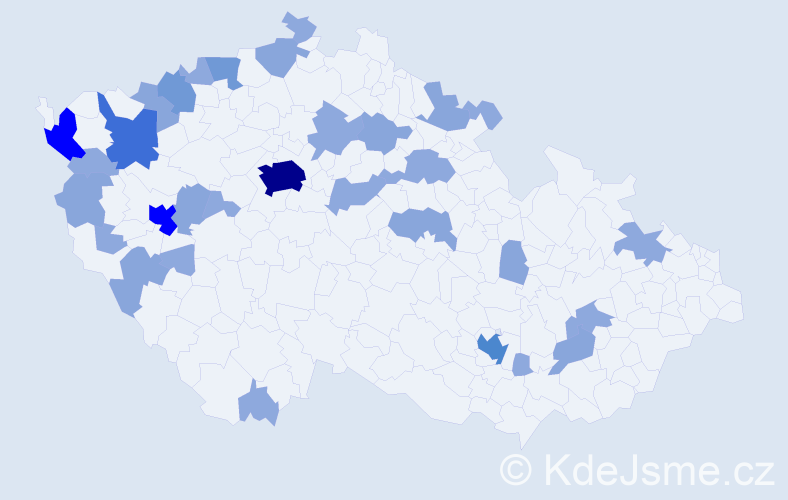 Příjmení: '"Tran Xuan"', počet výskytů 72 v celé ČR