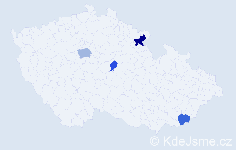 Příjmení: 'Rummelová', počet výskytů 14 v celé ČR