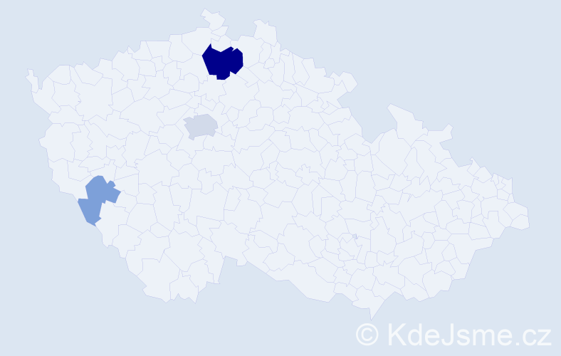 Příjmení: 'Lehončáková', počet výskytů 9 v celé ČR