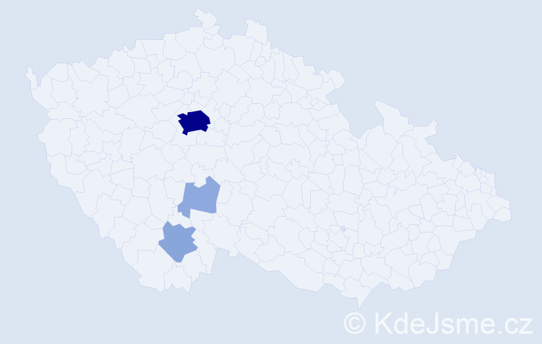Příjmení: 'Krolupperová', počet výskytů 12 v celé ČR