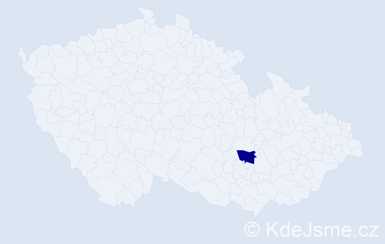Příjmení: '"Spasic'"', počet výskytů 1 v celé ČR