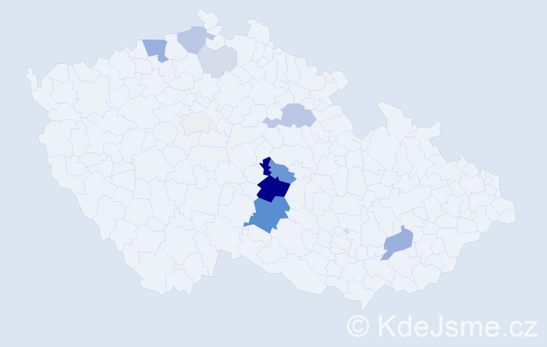 Příjmení: 'Rutsch', počet výskytů 38 v celé ČR