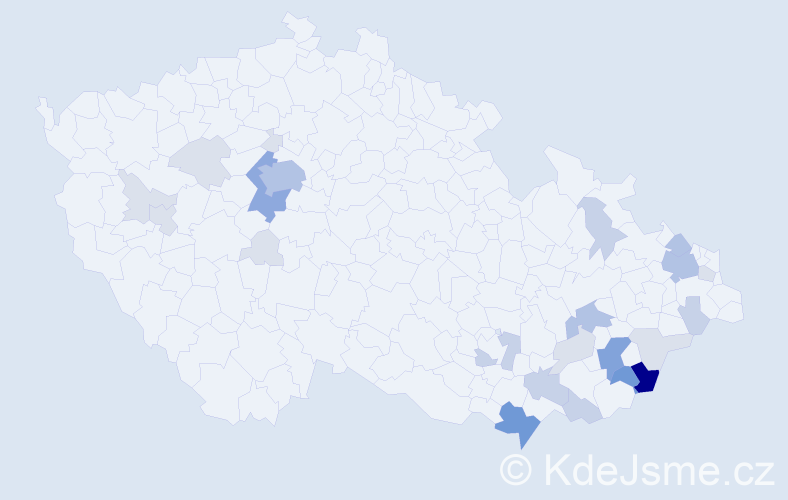 Příjmení: 'Strušková', počet výskytů 80 v celé ČR