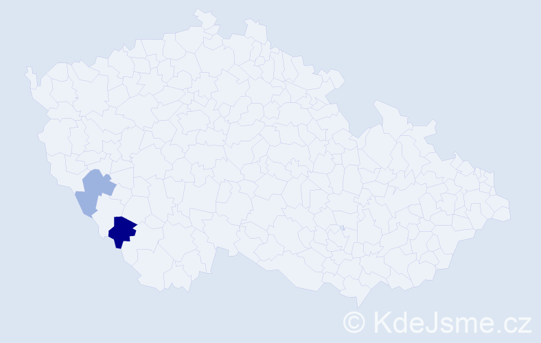 Příjmení: 'Altenstrasser', počet výskytů 6 v celé ČR