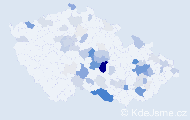 Příjmení: 'Kamarádová', počet výskytů 254 v celé ČR