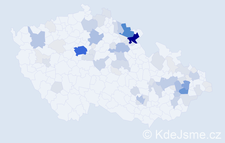Příjmení: 'Matysková', počet výskytů 258 v celé ČR