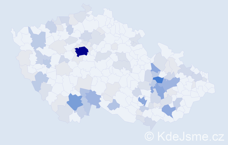 Příjmení: 'Navara', počet výskytů 295 v celé ČR