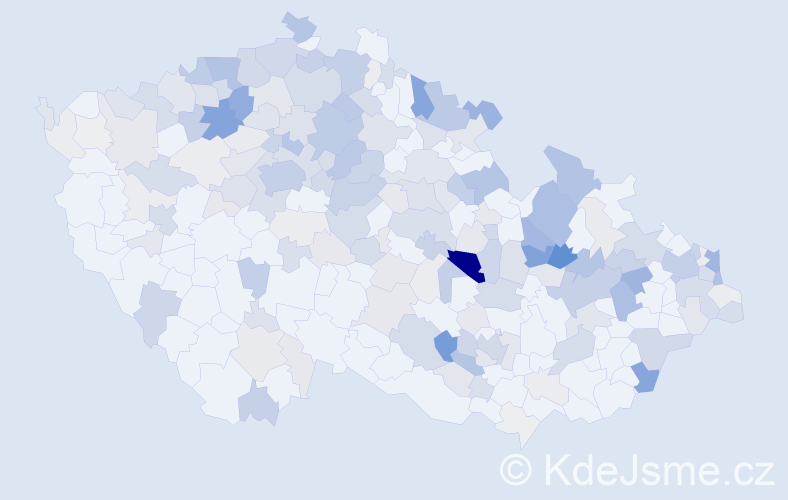 Příjmení: 'Dittrich', počet výskytů 764 v celé ČR