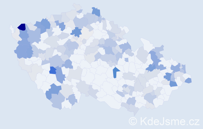 Příjmení: 'Hudák', počet výskytů 492 v celé ČR