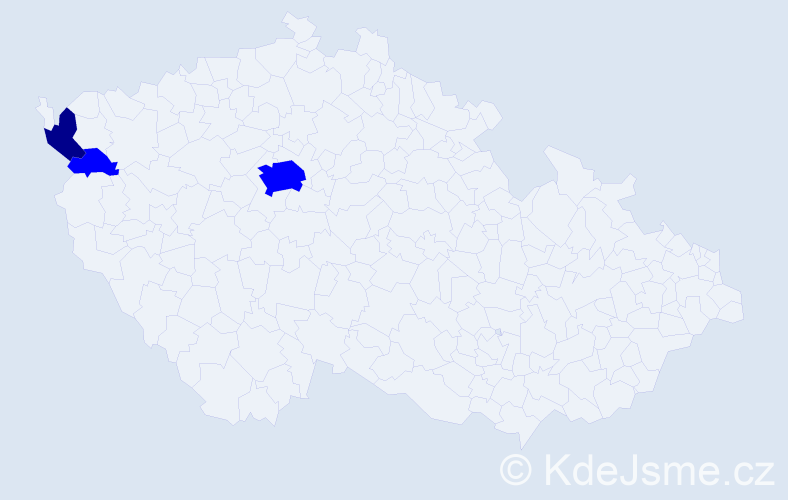 Příjmení: 'Vojtaššáková', počet výskytů 4 v celé ČR