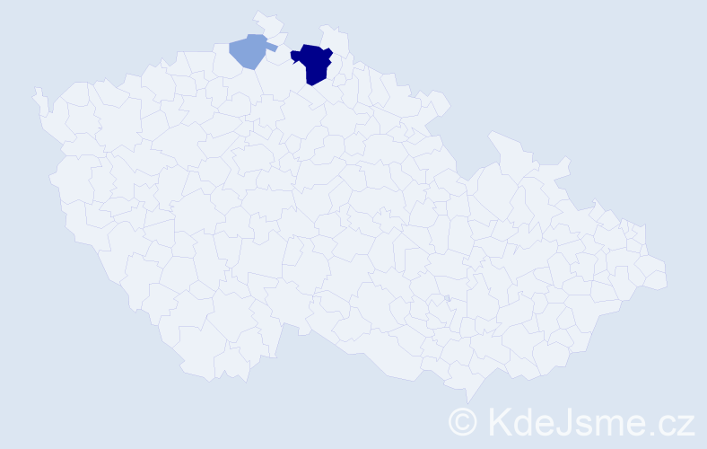 Příjmení: 'Zsilayová', počet výskytů 7 v celé ČR