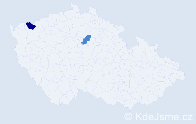 Příjmení: 'Stopferová', počet výskytů 4 v celé ČR