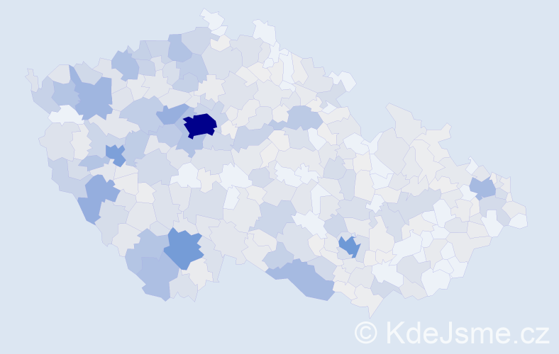 Příjmení: 'Bauer', počet výskytů 2230 v celé ČR