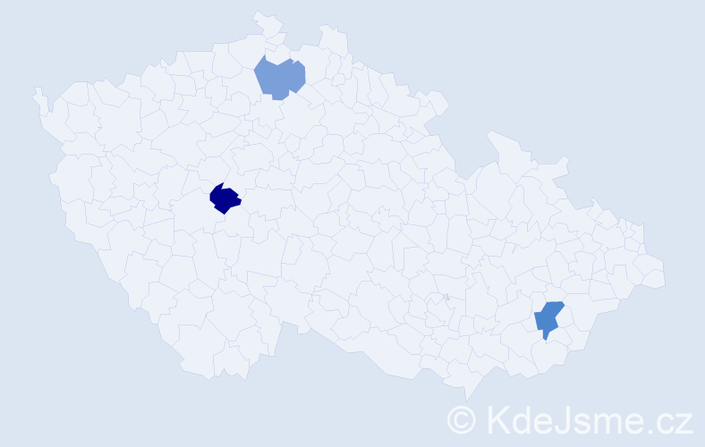 Příjmení: 'Galya', počet výskytů 4 v celé ČR