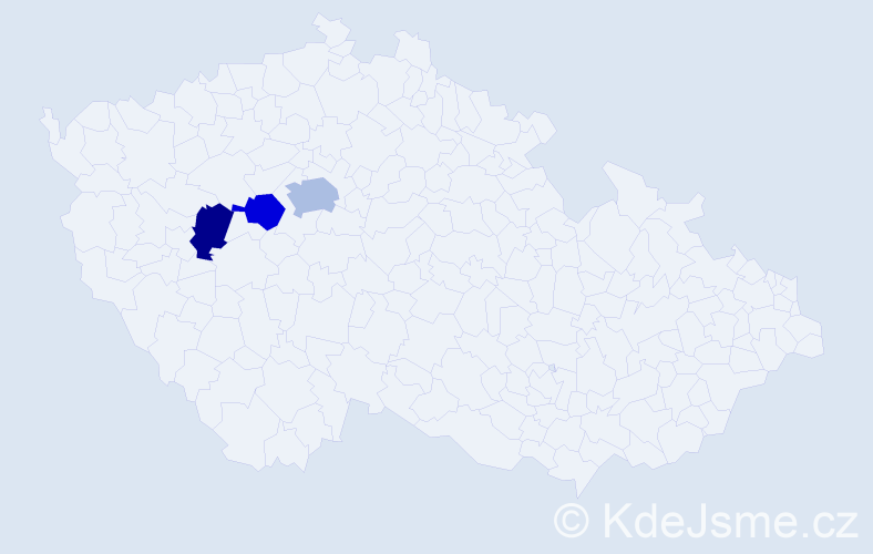 Příjmení: 'Wohlrathová', počet výskytů 4 v celé ČR