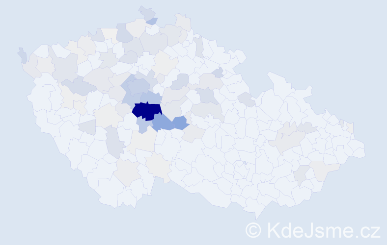 Příjmení: 'Škvorová', počet výskytů 497 v celé ČR