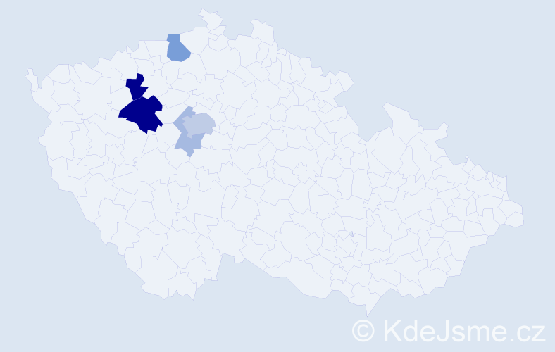 Příjmení: 'Falbr', počet výskytů 14 v celé ČR