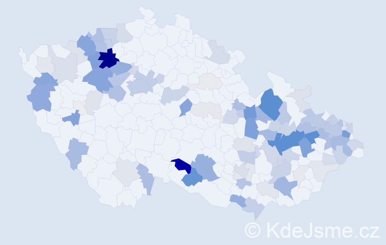 Příjmení: 'Drexler', počet výskytů 330 v celé ČR