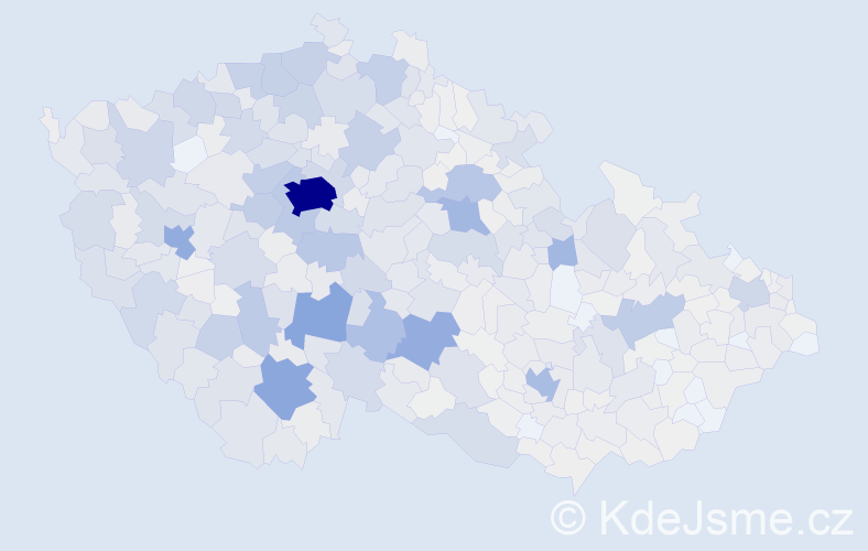 Příjmení: 'Mareš', počet výskytů 6011 v celé ČR