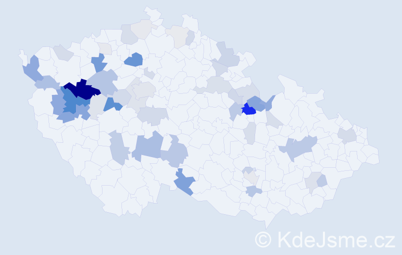 Příjmení: 'Folk', počet výskytů 177 v celé ČR