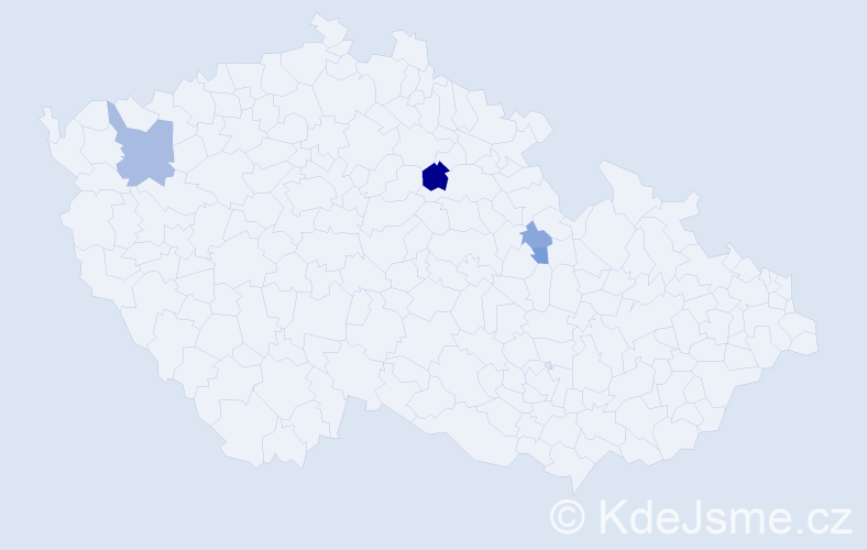 Příjmení: 'Lechmann', počet výskytů 7 v celé ČR