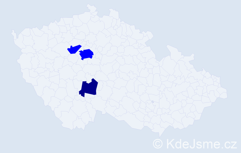Příjmení: 'Matso', počet výskytů 4 v celé ČR