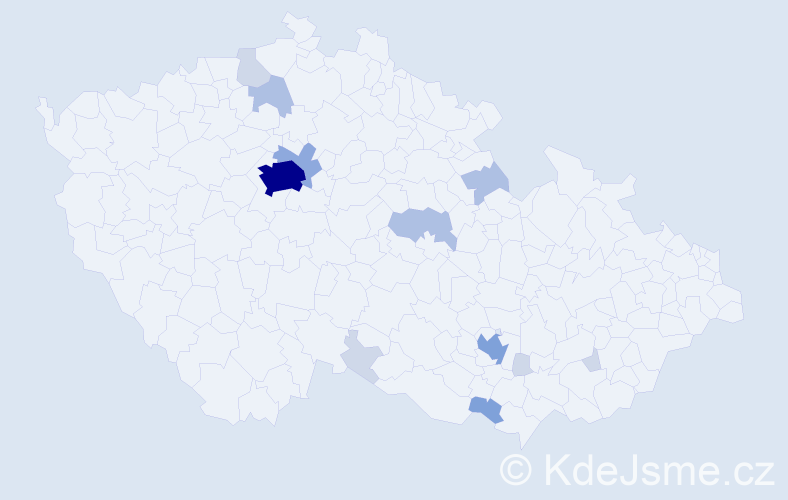 Příjmení: 'Harris', počet výskytů 36 v celé ČR