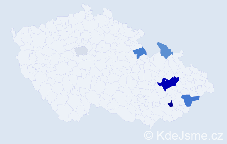 Příjmení: 'Schwábová', počet výskytů 14 v celé ČR