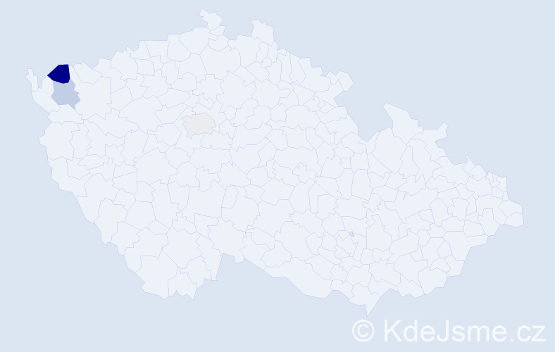 Příjmení: 'Kubasch', počet výskytů 4 v celé ČR