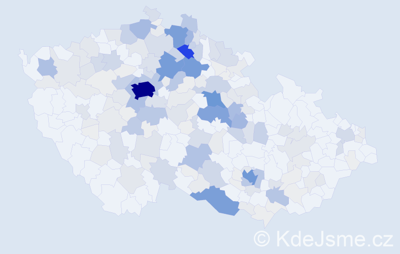 Příjmení: 'Mlejnek', počet výskytů 970 v celé ČR