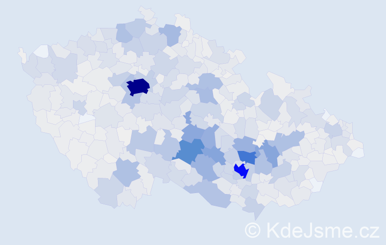 Příjmení: 'Musil', počet výskytů 6786 v celé ČR