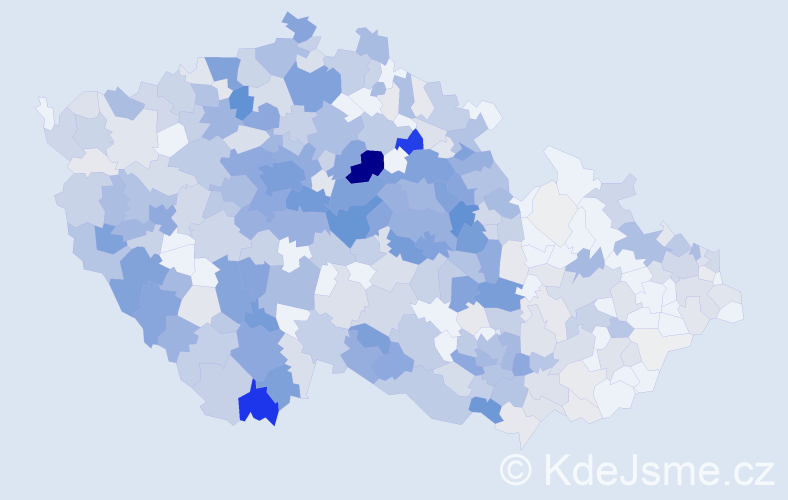 Příjmení: 'Šafránková', počet výskytů 1842 v celé ČR