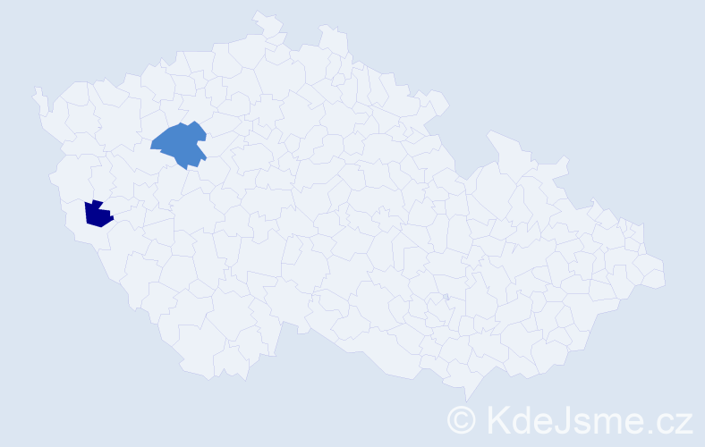 Příjmení: 'Peschta', počet výskytů 6 v celé ČR