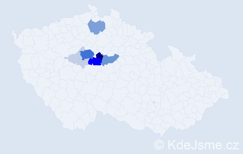 Příjmení: 'Splavcová', počet výskytů 34 v celé ČR