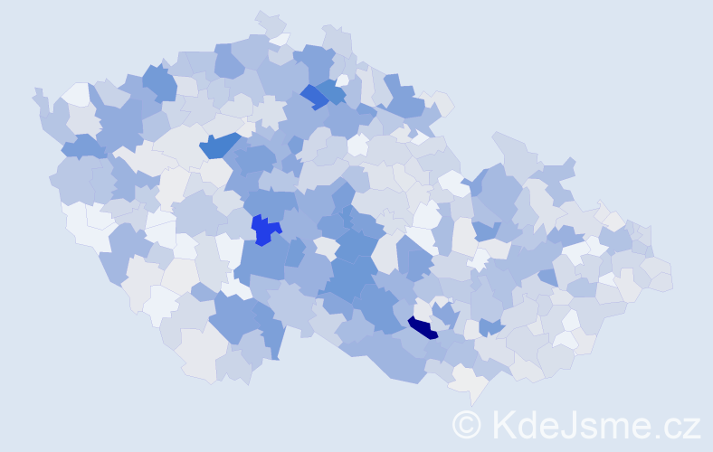 Příjmení: 'Adamová', počet výskytů 2391 v celé ČR