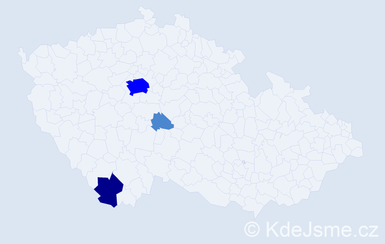 Příjmení: 'Oščipovská', počet výskytů 6 v celé ČR