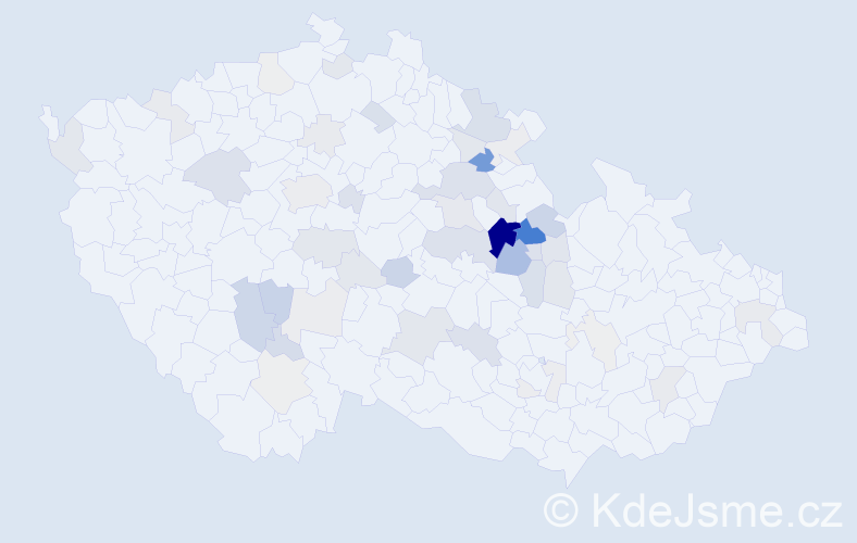Příjmení: 'Fikejzová', počet výskytů 148 v celé ČR