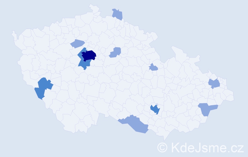 Příjmení: 'Foster', počet výskytů 18 v celé ČR