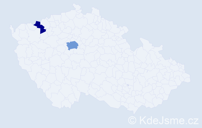 Příjmení: 'Iskerka', počet výskytů 6 v celé ČR