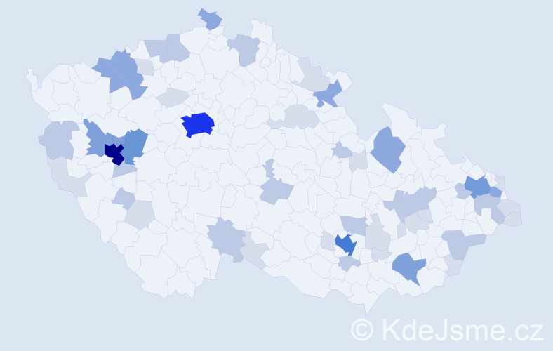 Příjmení: 'Otto', počet výskytů 133 v celé ČR