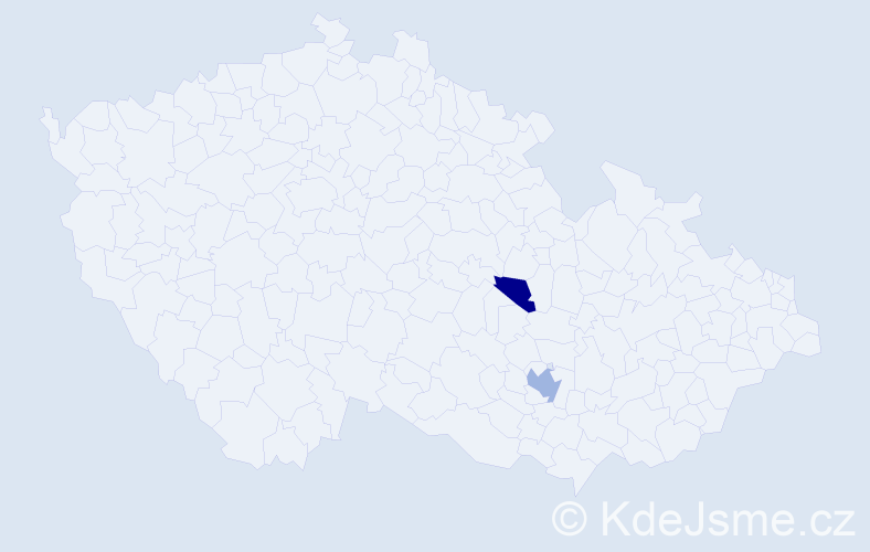 Příjmení: 'Salinas', počet výskytů 3 v celé ČR