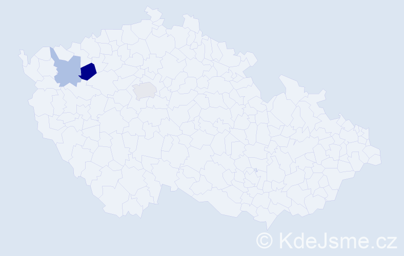 Příjmení: 'Kučala', počet výskytů 8 v celé ČR