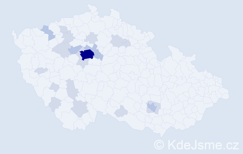 Příjmení: 'Lenská', počet výskytů 42 v celé ČR