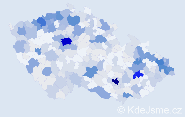 Příjmení: 'Lacková', počet výskytů 1176 v celé ČR